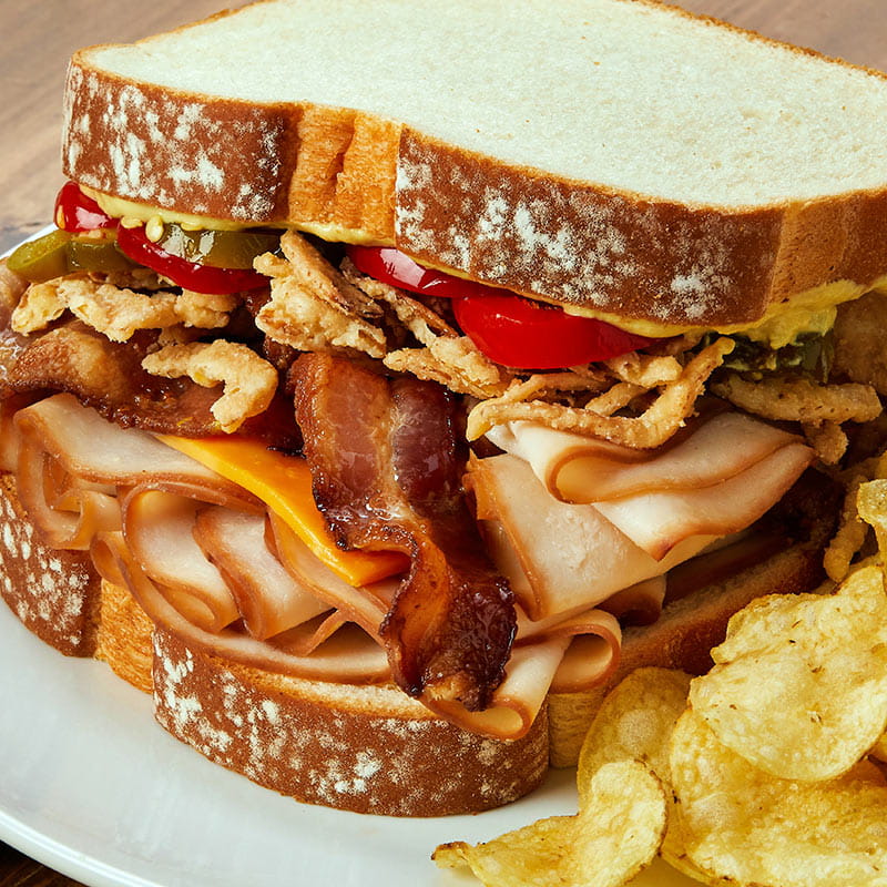crispy bacon sandwich