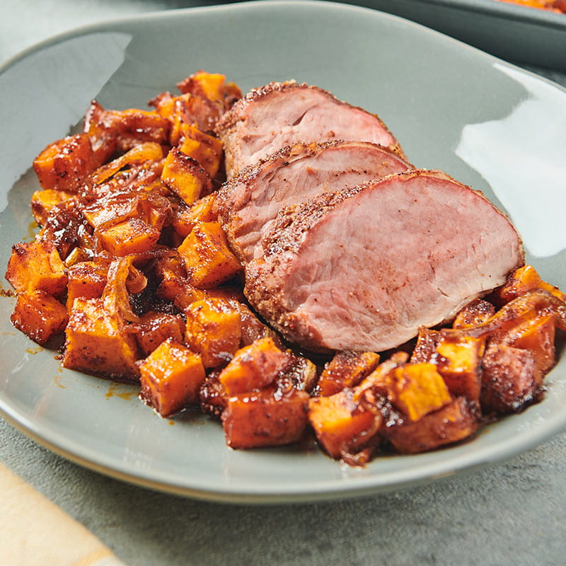 Instant pot pork tenderloin cheap with apples and sweet potatoes